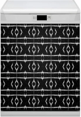 Obrázek produktu pro Kuchyňský magnet do myčky nádobí omyvatelný 60x70 cm Myčka nádobí - černá Shrnutí