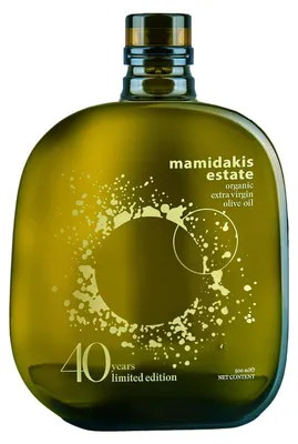 Produktbild von Anoskeli Olivenöl 500ml Kolymvari Premium 40 Jahre Jubiläum Mamidakis Estate