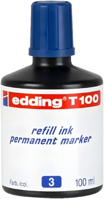 Zdjęcie produktu dla EDDING 4-T100003 Atrament uzupełniający 100ml niebieski
