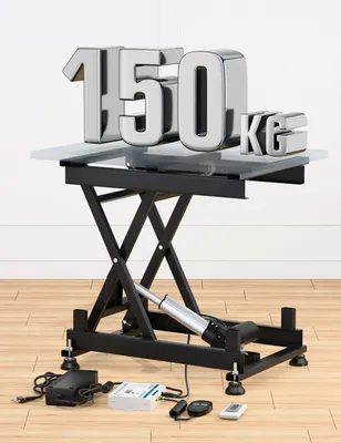 Elektrische Schaarhefbank 150kg, Höhe 210-580mm, AC/DC