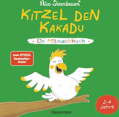 Produktbild von Kitzel den Kakadu - Ein Mitmachbuch zum Schütteln, Schaukeln, Pusten, Klopfen und sehen, was dann passiert. Von 2 bis 4 Jahren. Vom  autoren (Schüttel den Apfelbaum)