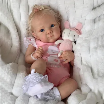 Productafbeelding van Reborn Baby Doll - Realistische Slapende Jongeman/Jongedame - 49 cm