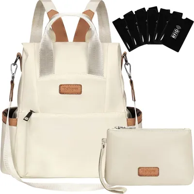 Imagen del producto de Mochila antirrobo para mujer, ligera y de estilo casual