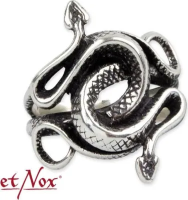 Produktbild von Ring Schlangen: Gothic Ring aus Edelstahl 62 (19.7 mm Ø)