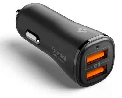 Produktbild von Spigen EV302, Auto, Zigarettenanzünder, Schwarz