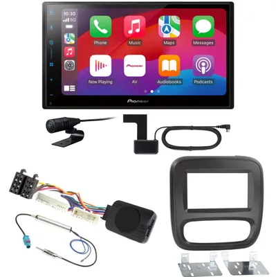 Produktbild von Pioneer SPH-DA77DAB CarPlay Android Auto DAB+ Einbauset für Renault Trafic 3