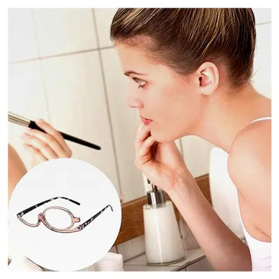 Produktbild von Drehbare Make-up-Brille für Damen +2.0 Lesebrillen