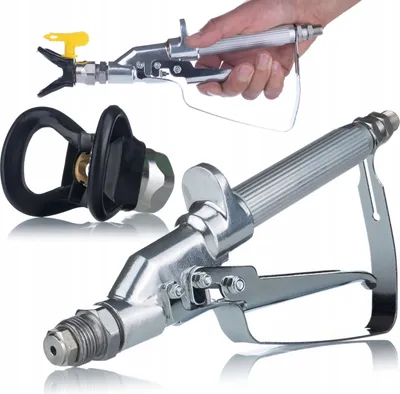 Immagine prodotto di Rosfix Set UltraSpray PMLRUS01 – Pistola a Spruzzo Airless con Ugello 517, 2 Filtri da 60 Mesh, 250 bar, Attacco da 1/4”