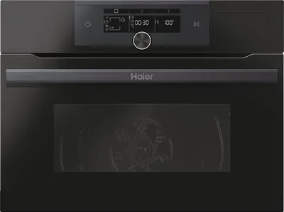 Haier HWO45NM4FXB1Q Kompakt-Dampfbackofen Schwarz