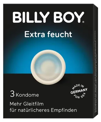 Obrázek produktu pro Billy Boy - Extra lubrikant - 3 kondomy