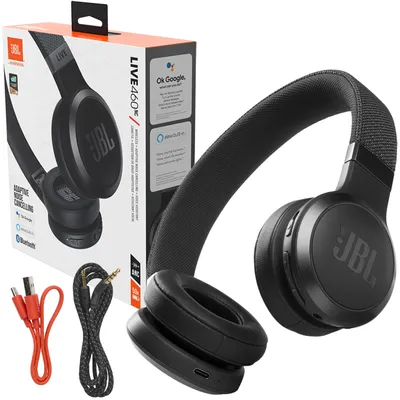 Obrázok produktu pre JBL Live 460 NC, Káblový a bezdrôtový, Hudba, Slúchadlá, Čierna