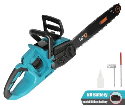 Image de Scie à chaîne - Scie d'élagage - Scie à branches - Scie manuelle - Sans fil - 40 cm (16 pouces) - 3500 W - 18 V - Sans balais