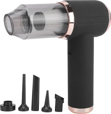 Image de Aspirateur à main 4 en 1, 45 000 PA, aspirateur sans fil pour voiture de type C, rechargeable avec filtre lavable pour la maison, le bureau, les animaux domestiques