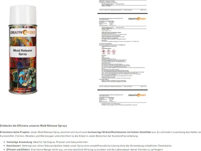 Produktbild von 400ml creativepoxy Mold release Spray