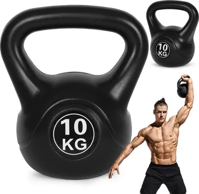 Immagine prodotto di Kettlebell 10 kg per esercizi, manubri, palla pesi, carico fitness, ModernHome