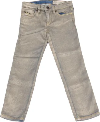Immagine prodotto di 7123S jeans bimba DIESEL blu/oro lucido pantalone skinny pant trouser kid