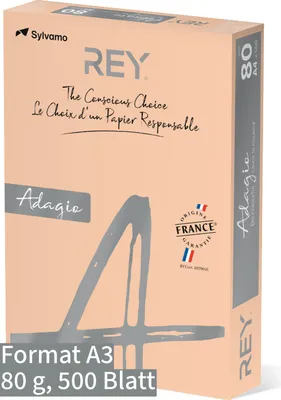 Produktbild von Kopier-Offset A3 KP380 REYAdagio 80g chamois Pckg. a 500 Blatt