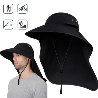 Produktbild von Herren Sonnenhut Anglerhut Fischerhut Trekking Camping Reisen Outdoor UV Schutz