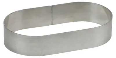 Produktbild von Tortenring - oval - Aluminium 235x105x40mm