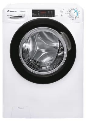 Obrázek produktu pro Candy Smart Pro CSHW4645TWB3/1-S, Přední plnění, Stojací, Bílá, Levý, Černá, Černá