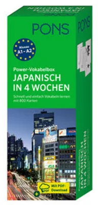 Produktbild von PONS Power-Vokabelbox Japanisch in 4 Wochen