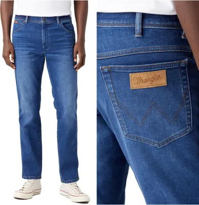 Obrázek produktu pro WRANGLER, pánské džíny, slim fit, TEXAS TAPER, W31 L32, modré, džíny, baggy jeans, buggy