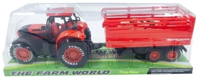 Zdjęcie produktu dla Traktor z przyczepą i zwierzątkiem - Trifox