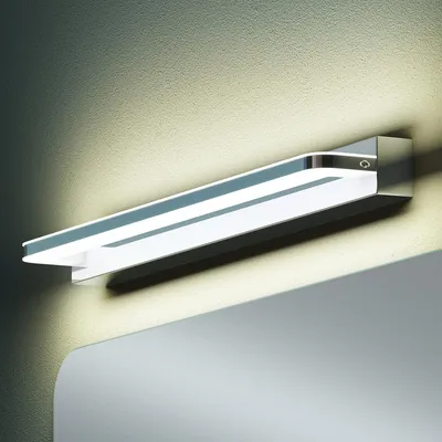 Produktbild von Mai & Mai Spiegelleuchte 60cm LED Badlampe| Spiegellampe, 4000K Badezimmer Lampe | LED Wandleuchte Chrom 14W SparkLuxe