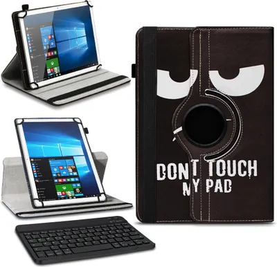 Produktbild von Tablet Tasche Tastatur Hülle Samsung Galaxy Tab A8 Schutzhülle Bluetooth CoverFarben:Motiv 5