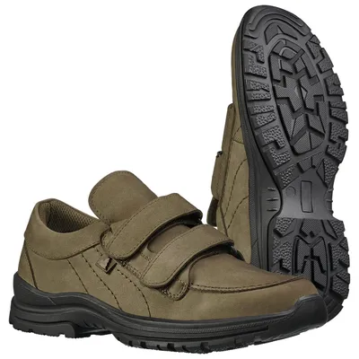 Produktbild von Jagdschuh Nubukleder mit Klett oliv : 41