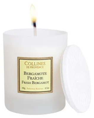 Duftkerze Bergamotte, 180 g, Glas, 1 Stück