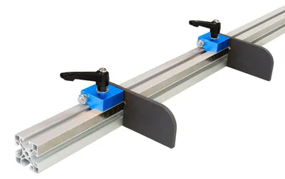 Produktbild von SCHMIDT systemprofile Längenanschlag C 2m Links-Rechts Aluminium Anschlag Profil