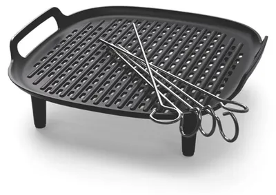 Obrázok produktu pre Philips HD9946/00, Spodná časť grilu a špajle, Philips, NA130, NA230, NA231, NA330, NA331, HD9270, HD9280, Hliník, 194 mm, 196 mm