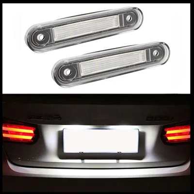 Productafbeelding van GOLDCAR Kentekenverlichting 2x LED 2x 18 SMD voor Mercedes W201 E190 W202 W124