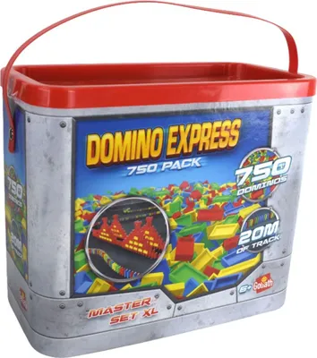 Produktbild von Domino Express Master Set XL (6+) 750 Steine ca. bis 20m Strecke