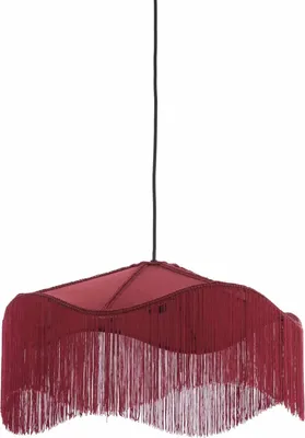 Immagine prodotto di Light & Living - lampada a sospensione - Tiffany - rosso - metallo - Ø 50cm - E27 - 2994679