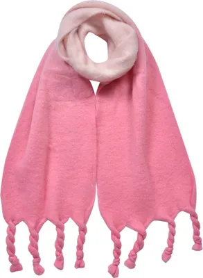 Produktbild von Clayre & Eef Winterschal Damen 32x220 cm Rosa Synthetisch