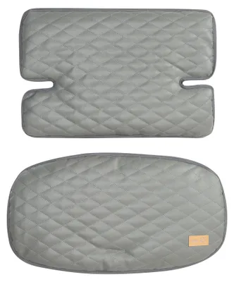 Produktbild von roba Sitzverkleinerer Sit Up 'Luxe' - 2-teilige Hochstuhleinlage 'Stone gesteppt' - Sitzkissen für alle roba 'Sit Up' Treppenhochstühle