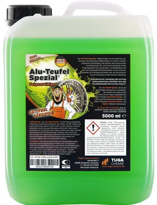 Produktbild von TUGA Chemie Alu-Teufel Spezial Felgenreiniger Grün, 5 L Kanister