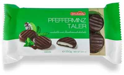 Produktbild von Schluckwerder Pfefferminztaler 250g