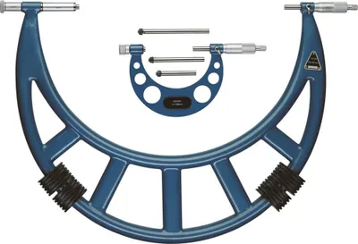Produktbild von FORMAT Bügelmessschraube mit Endmaß 900-1000mm, Messbereich:300-400 mm