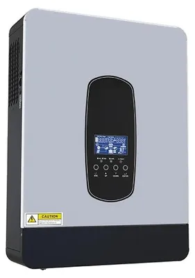 Zdjęcie produktu dla Hybrydowy falownik solarny, regulator ładowania MPPT, wyjście czystej fali sinusoidalnej, 220–240 V, 12 V