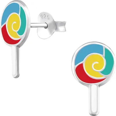 Produktbild von Ohrstecker 925 Sterling Silber mit Lutscher