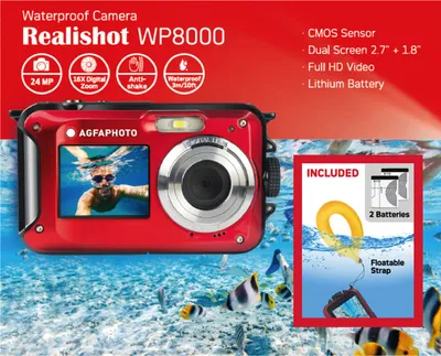 Produktbild von AgfaPhoto WP8000, 2K Ultra HD, CMOS, 24 MP, 130 g