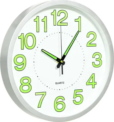 Immagine prodotto di vidaXL Orologio da parete luminoso bianco 30 cm