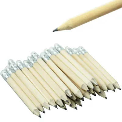 Productafbeelding van 40 Stuks Mini Bleistiften met Radiergum voor Kinderen (10 cm)