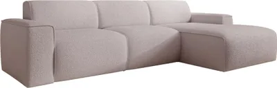 Produktbild von Selsey Bouvi – Ecksofa, Ottomane rechts, beige, Bouclé
