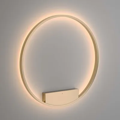 Immagine prodotto di Applique Da Parete Moderno Rim Alluminio Ottone 1 Luce Led 51W