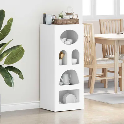 Zdjęcie produktu dla vidaXL Kredens biały 40 x 35 x 100,5 cm Materiał drewnopochodny