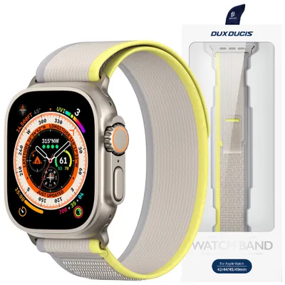 Obrázok produktu pre Dux Ducis náramok YJ verzia pre Apple Watch 8, 7, 6, SE, 5, 4, 3, 2, 1 (38, 40, 41 mm), žlto-béžová